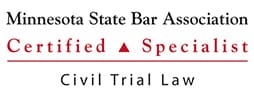 Minnesota state bar association certified specialist civil trial law